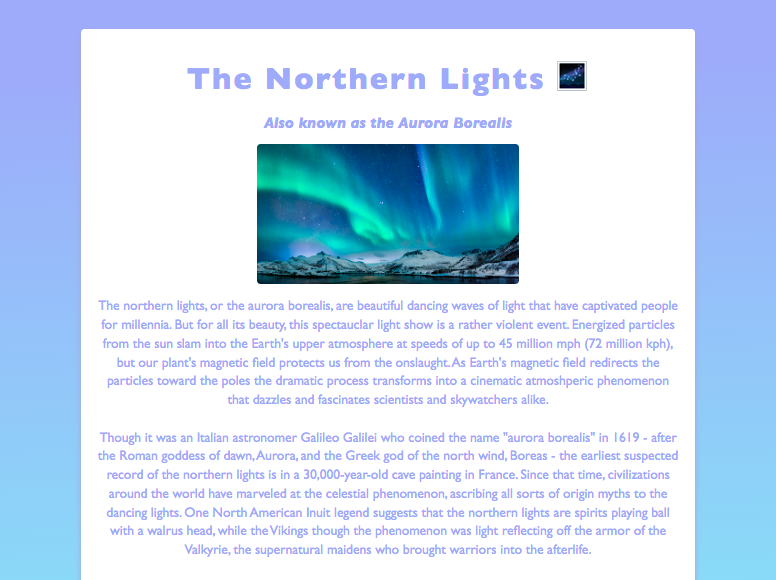 Northern Lights